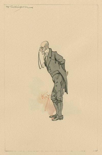 Mr Tulkinghorn by Joseph Clayton Clarke